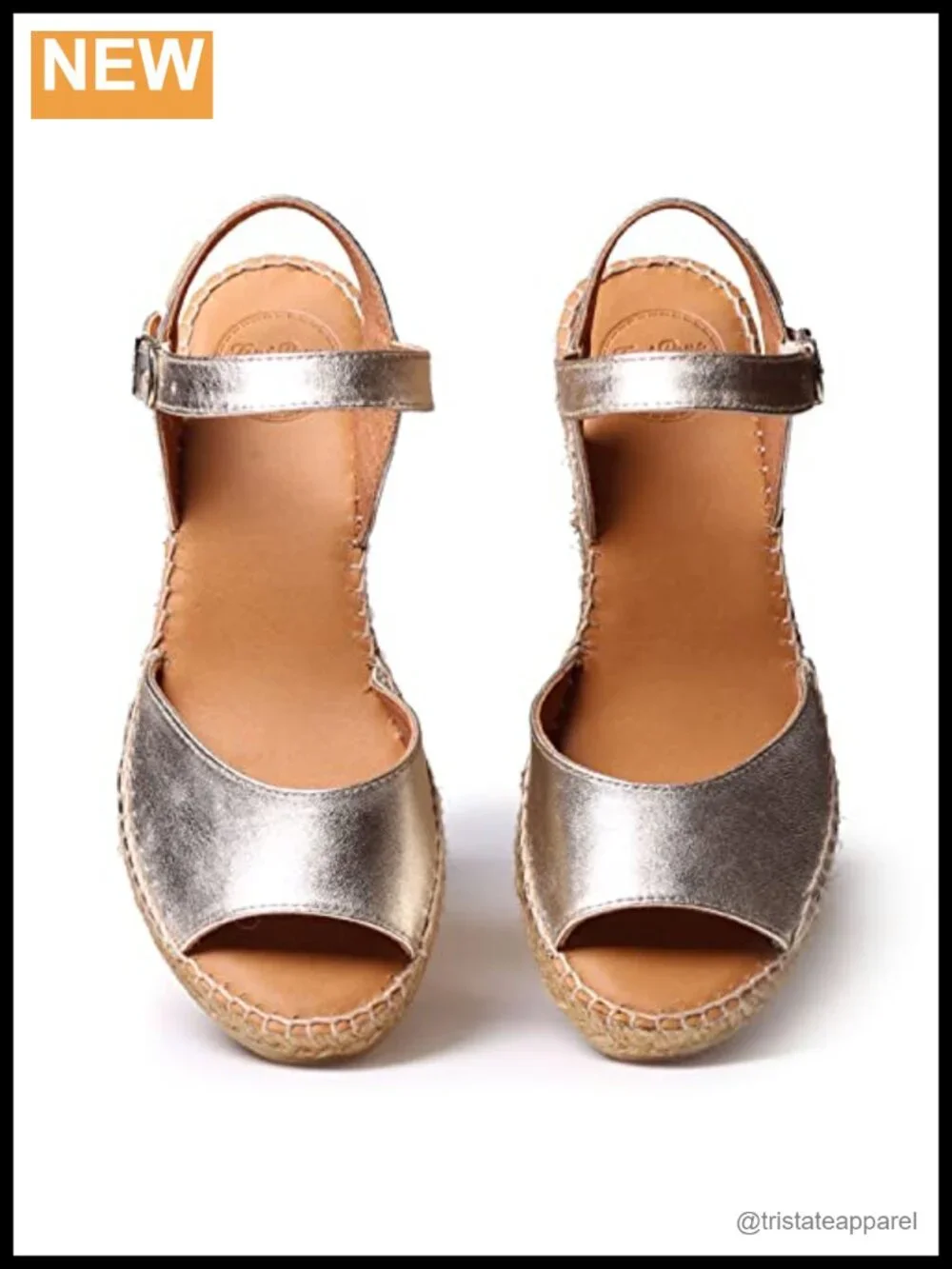 Handcrafted Leather Wedge Espadrille Sandals Ankle Strap Jute Sole